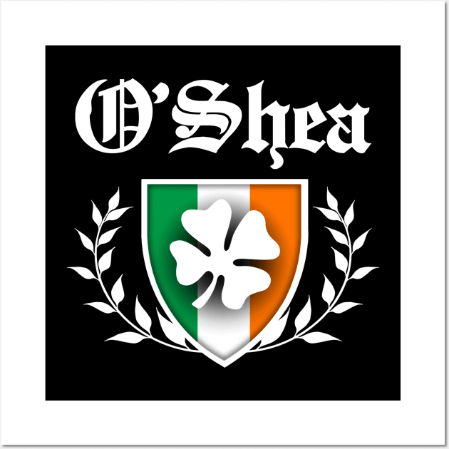 O'Shea Shamrock Crest Wall Art by robotface